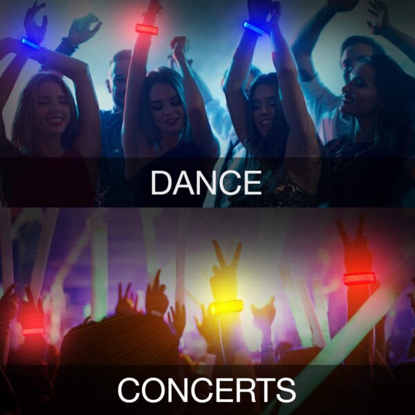 LED Light up Wristbands, Flashing Sports Bracelets,Party Supplies,7Color+1Discoloration - Image 5