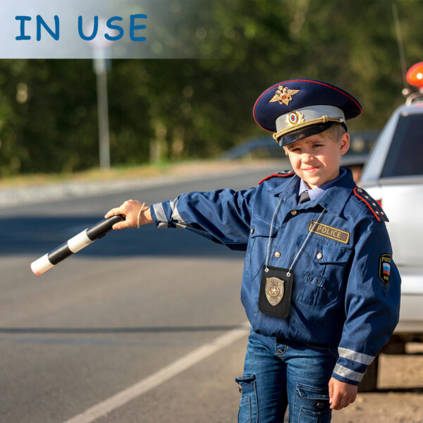 Police Pretend Play Toy Set for School Classroom Dress Up Pretend Play, Detective Role Play Accessory, Easter Basket Stuffers, Birthday Party Favor Supplies - Image 7