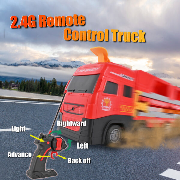 Transport Carrier Truck Toy Car with 12 Die-cast Vehicles - Image 3