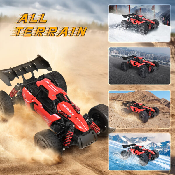 Remote Control Car - 1:14 Alloy High Speed Fast RC, 25 KM/H RC Racing Cars, RC Drift Car for Kids Adults , Off Road Variable-Speed Vehicle with 2 Rechargeable Battery - Image 5